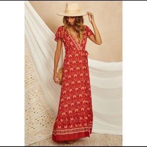 Brand New Red Maxi Dress